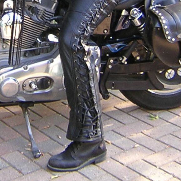 leather Motorcycle pants - Picture 2 of 13